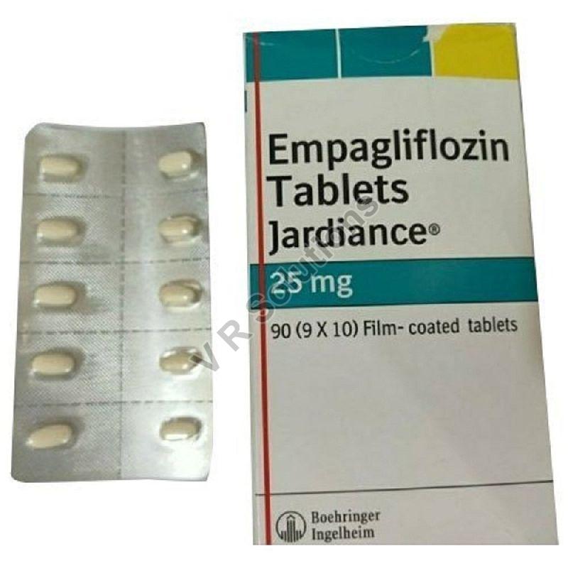 25 Mg Empagliflozin Jardiance Tablet, Packaging Type : Strips