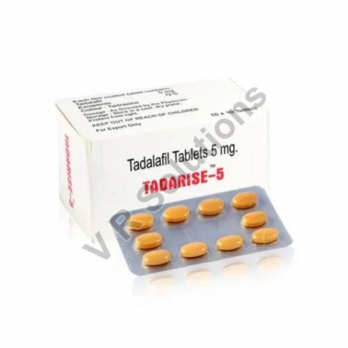 5 Mg Tadarise Tablets, Packaging Type : Box