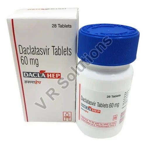 60 Mg Declatasvir Tablets, Packaging Size : 28