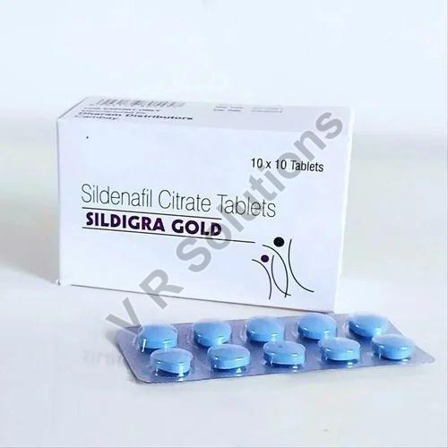 Sildigra Gold Tablets, Packaging Type : Box