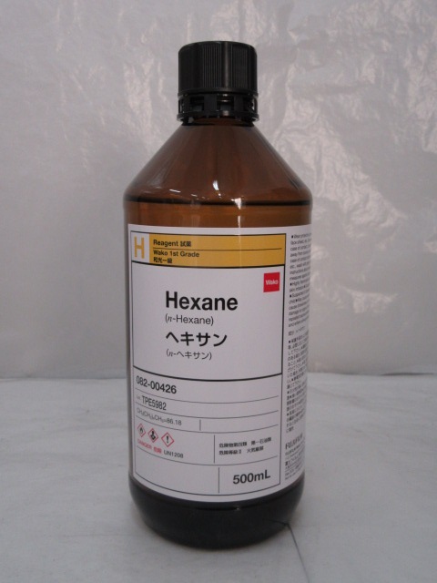 500ml Liquid Hexane, for Industrial, Packaging Type : Plastic Bottle