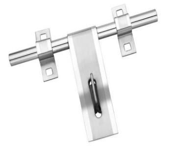 Silver Finished Stainless Steel Aldrop, for Doors, Feature : Durable