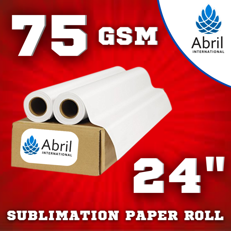 24" 75 Gsm Sublimation Heat Transfer Paper Roll at Rs 10 / Meter in Surat