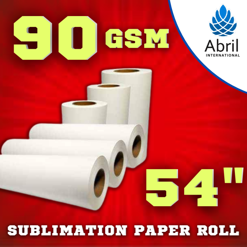 54" 90 Gsm Sublimation Heat Transfer Paper Roll at Rs 10 / Meter in Surat