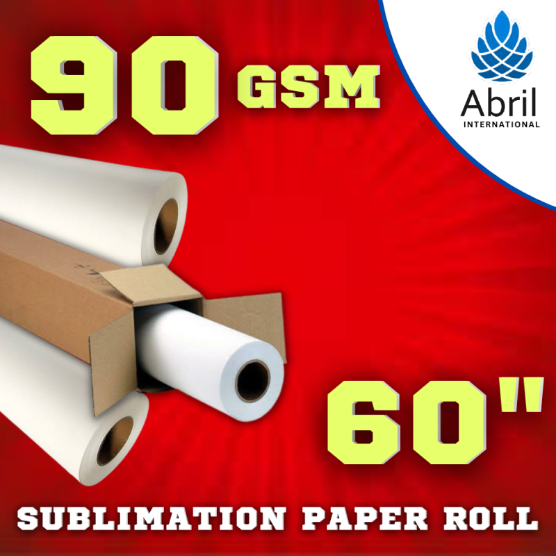 60" 90 Gsm Sublimation Heat Transfer Paper Roll at Rs 10 / Meter in Surat