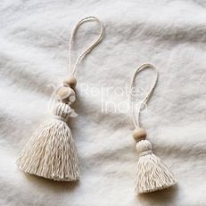 Cotton MT511 Mini Tassel, for Curtain, Duvet Covers, Furniture, Garment, Feature : Easily Washable, Light Weight