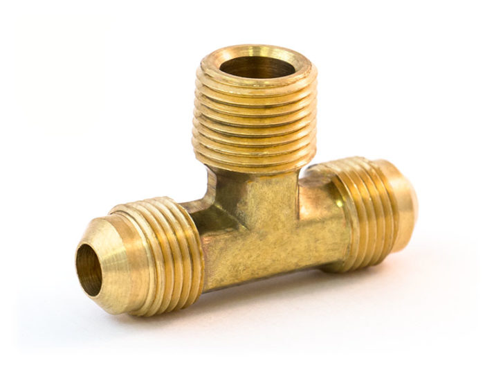 Brass Flare Tee, for Rust Proof, High Strength