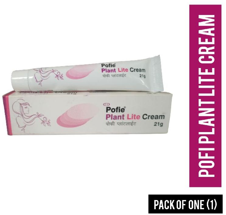 Pofie Plant Lite Cream, Packaging Type : Paper Box