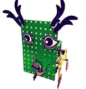 Battery Metal educational robotic kit-Deer bot, Feature : Durable