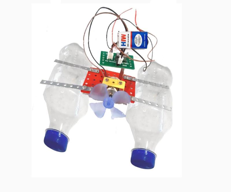 educational robotic aqua racer bot kit