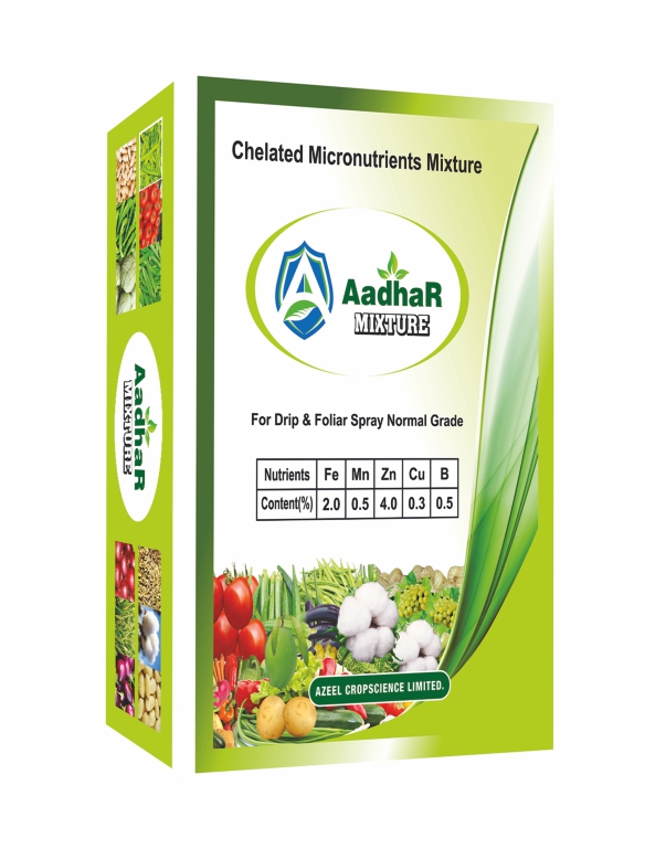 Aadhar Chelated Micronutrients Mixture, for Agriculture, Packaging Type : Paper Box