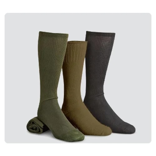 Plain Army Woolen Socks, Gender : Unisex