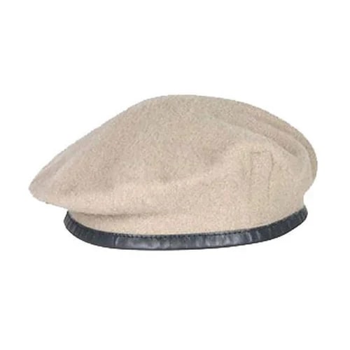 Plain Beige Beret Cap, for Military, Packaging Type : Plastic Packet