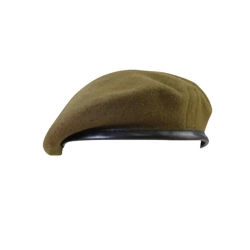 Woolen Plain Brown Beret Cap, for Military, Gender : Unisex