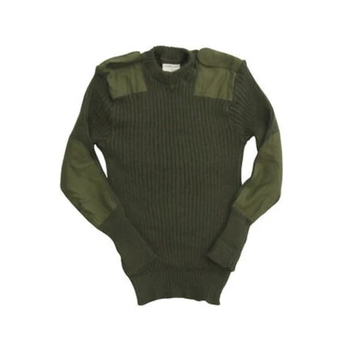 Plain Wool Knitted Military Pullover, Gender : Unisex