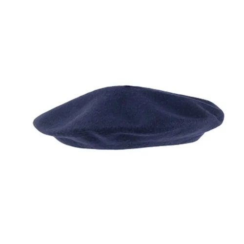 Woolen Plain Navy Beret Cap, Gender : Unisex