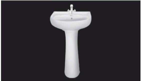 ceramic pedestal wash basin