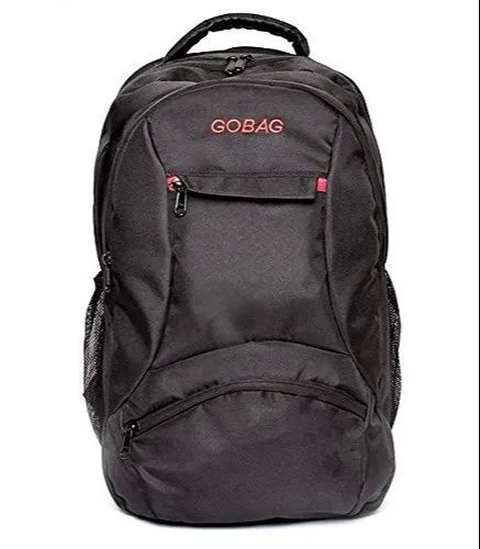 Polyester Black Causal Backpack