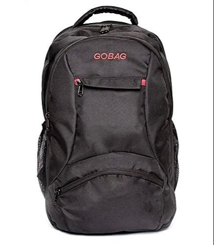 Polyester Black Causal Backpack, Feature : Easy To Carry