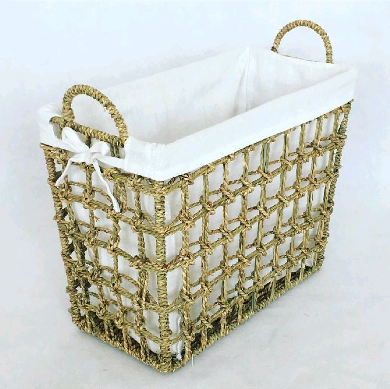 Square Jute Hamper Basket, Feature Easy To Carry, Eco Friendly