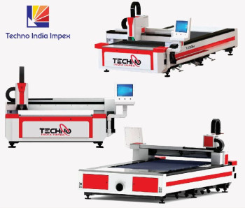Techno Automatic Stainless Steel fiber laser cutting machine, for Industrial, Packaging Type : Packet