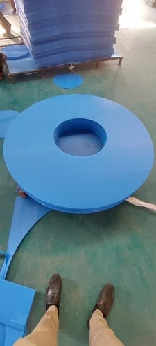 Round Standard Polypropylene Hollow Sheets, for Industrial, Color : Blue