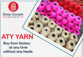 Dyed Polyester Yarn, For Weaving, Feature : Eco-friendly