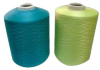 LICHI POLYESTER DYED YARN, for Weaving, Knitting, Feature : Eco-Friendly