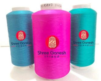 Dyed polyester yarn, for Weaving, Lustre : Semi-Dull