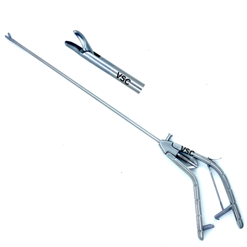 Laparoscopic Needle Holder Karl Storz Type Curved Jaw 5mm Vishal