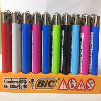 Carton BIC Lighter mixi gas, Size : Long