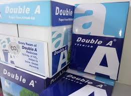 Double A. A4 Copy Paper 80gsm, Size : 210x297mm, 8.5x11inch, 8.5x14inch