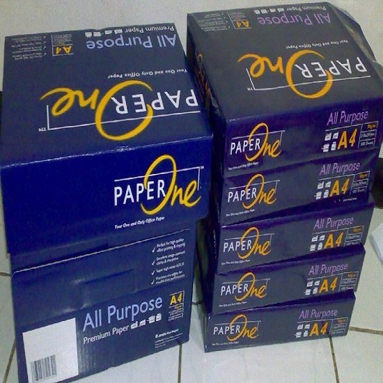 One A4 Copy Paper 80 Gsm, For New, Packaging Type : Box