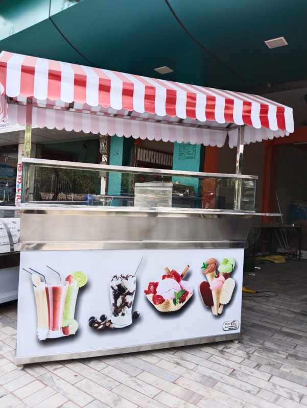 Stainless Steel Electric Fully Automatic Fast Food Display Counter