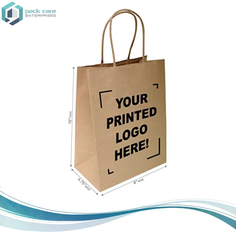 Custom Printed Paper Bags, for Packaging, Capacity 5kg + at Rs 30