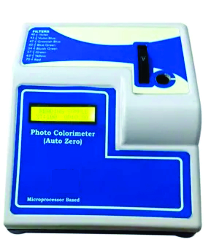 DIGITAL PHOTO COLORIMETER (Auto Zero), Certification CE Certified