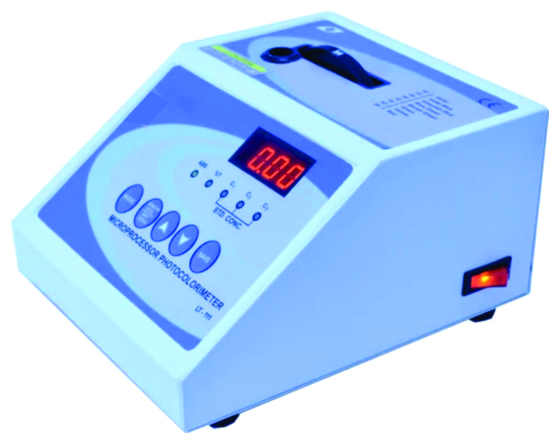 MICROPROCESSOR BASED PHOTO COLORIMETER, for Industrial Use