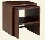 Polished Plain AT01 Wooden Accent Table, Size : W55 X D40 X H45 CM