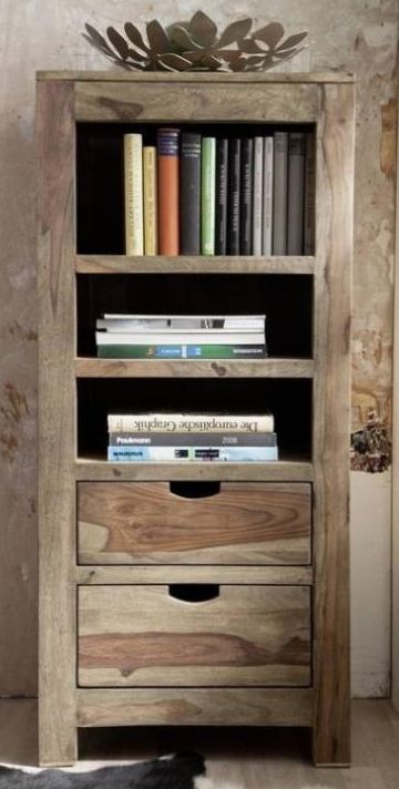 Polished Sheesham Wood Bookshelf For Home Feature Quality Tested