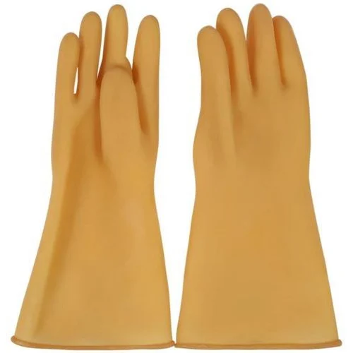 Electrical Safety Gloves, Pattern Plain, Finger Type Full Fingered