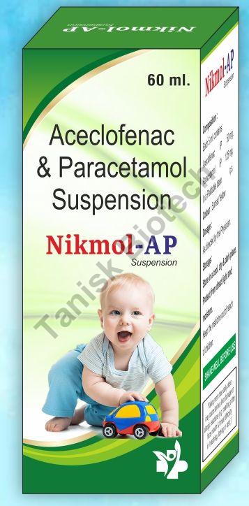 aceclofenac paracetamol suspension