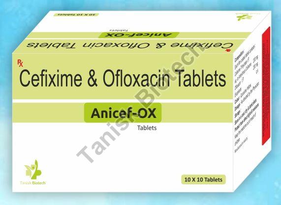Cefixime 200mg,Ofloxacin 200mg Tablet