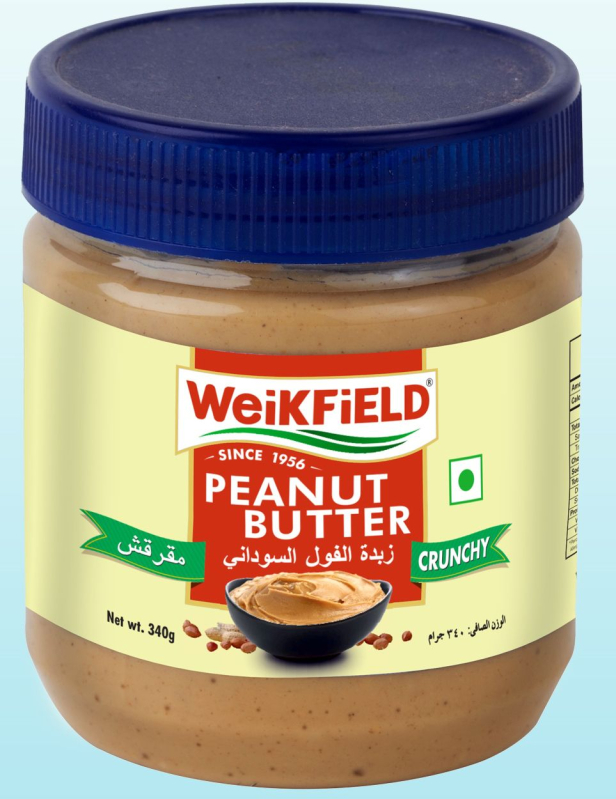 340 Gm Weikfield Crunchy Peanut Butter, for Bakery Products, Eating