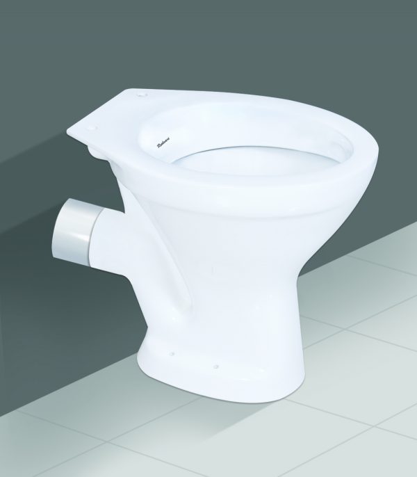 P Trap Floor Mounted European water Closet Real Sanitaryware