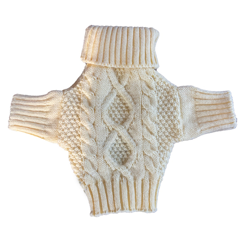 Full Sleeves Wool Dog sweater, Size Large, Medium, Small, Style Non