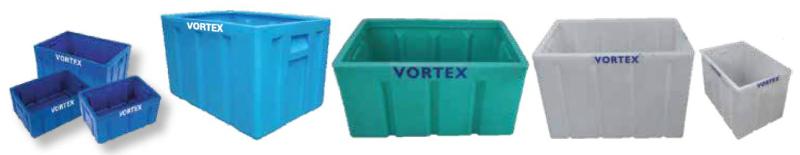 HDPE doff baskets stackable crates