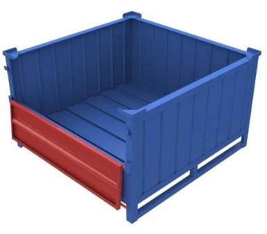 Corrugated Steel Box (With Door), for Warehousing, Feature : Non Breakable, Long Life, Leakage Proof