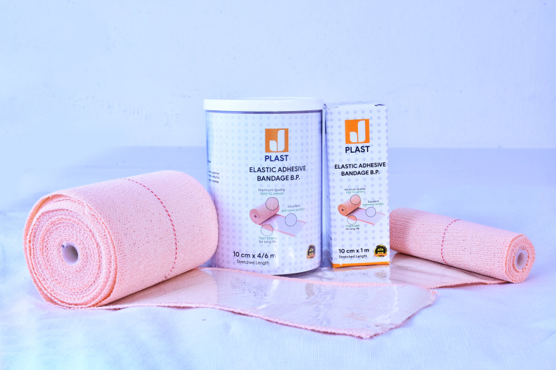 JPLAST Elastic Adhesive Bandage, for Clinical, Hospital, Personal