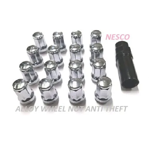 Car Wheel Nut, Size 12mmx1.25, 12mmx1.5, Shape Anti Theft 7 Sides