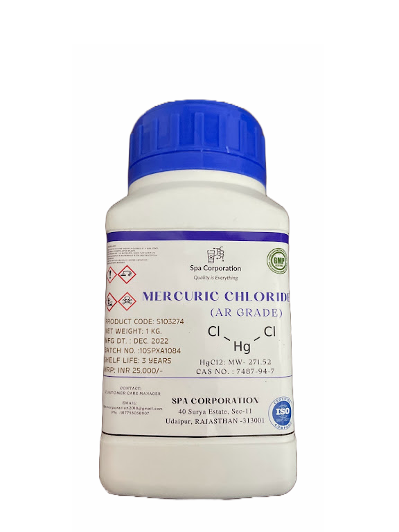 SPA CORPORATION Mercuric Chloride, CAS No. : 7487-94-7 - Ankur ...